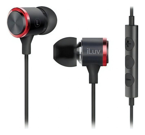 Audífonos Bluetooth Manos Libres (iluv) Metal Forge Air2 Color Negro