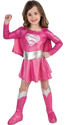 Disfraz De Rubie S Pink Supergirl Niños Pequeños