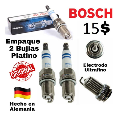 Bujias Mini Cooper Bosch Platino 2001 Al 2006 Originales