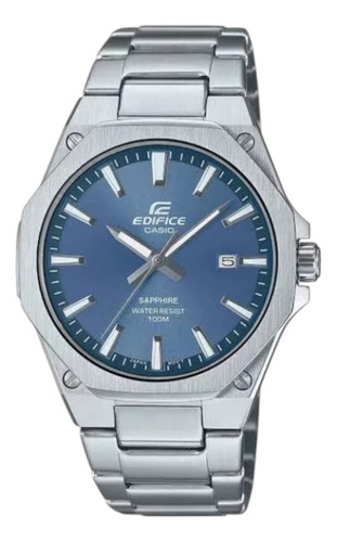 Reloj Casio Edifice Sapphire EFR-S108d-2av - Fondo azul oscuro plateado plateado