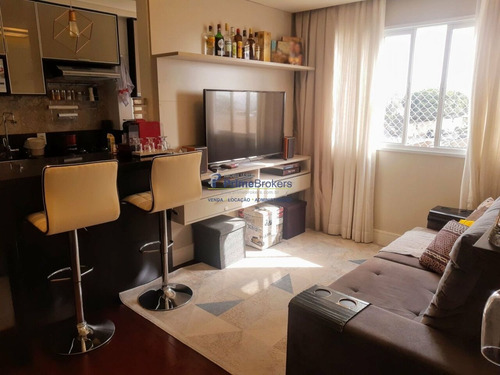 Imagem 10 de 15 de Apartamento Repleto De Planejados - 2 Dorm. - 1 Vaga - Pb59484