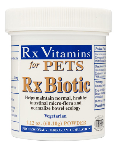 Rx Biotic For Pets Polvo De 2.12 Oz - Formulas Veterinarias 