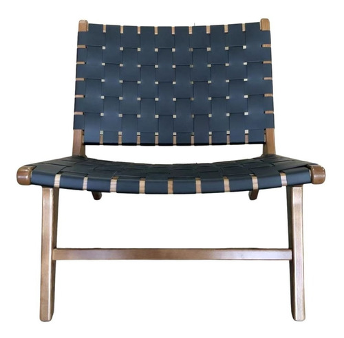Silla Ocasional Diseño Wegner Ch24 En Madera Solida Y Piel