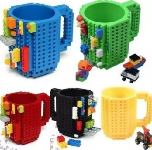 Tazón Taza Mug Para Jugar Con Tus Legos