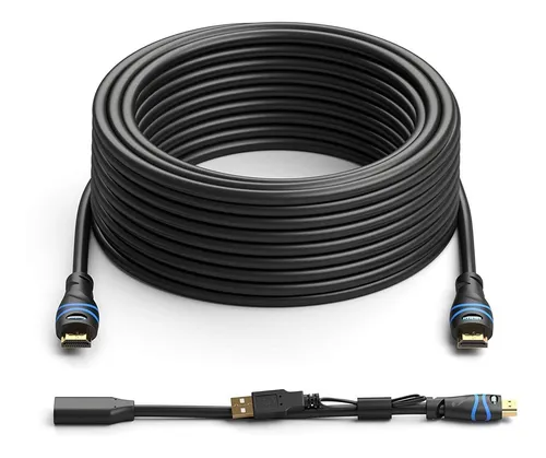 comprar Cable Hdmi Bluerigger 4k Con Amplificador De Senal (100 P...