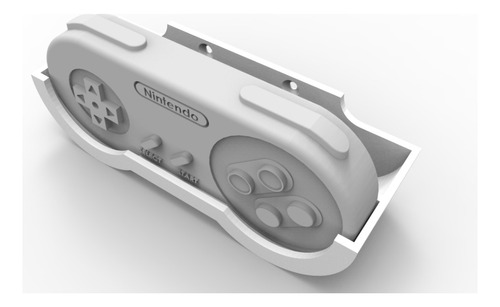 Soporte Control Pared Muro Super Nintendo 3d V2