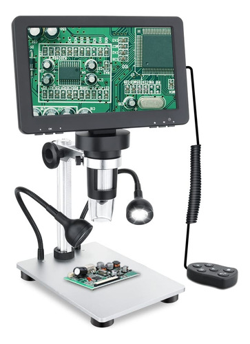 Microscopio Digital 1200x  Lcd 7 Pulgadas Compatible A Pc