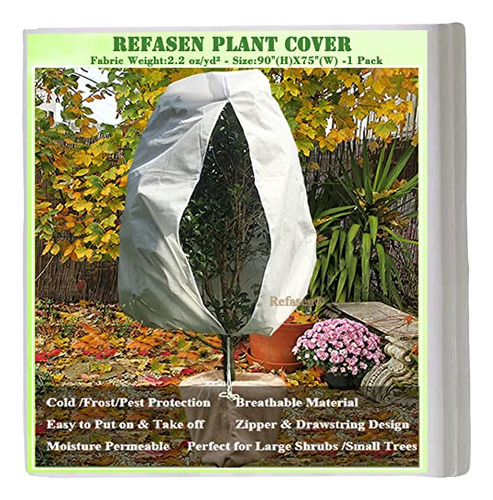 Plant Covers Freeze Protection,90h X75w 2.2oz Fro...