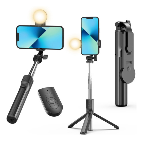 Ievicre Tripode Selfie Stick De 43 Pulgadas, Palo Selfie Ext