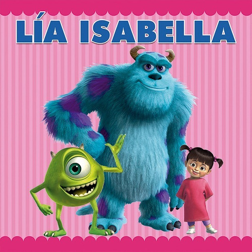 Monster Inc Boo University Lona Decoracion 1x1 Fiesta Lona