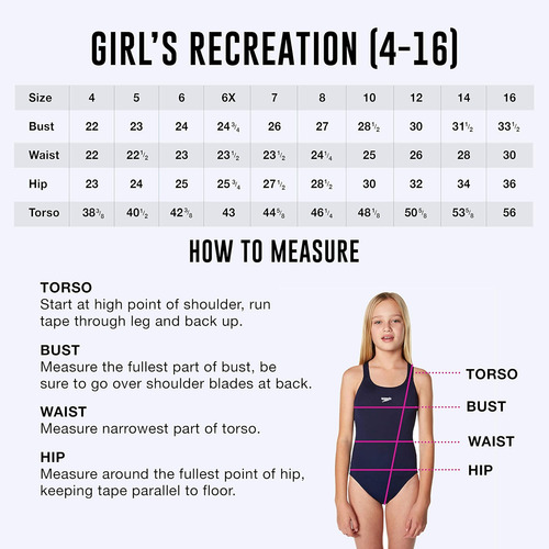 Speedo Girls Traje De Baño De Una Pieza Mesh Splice Strap