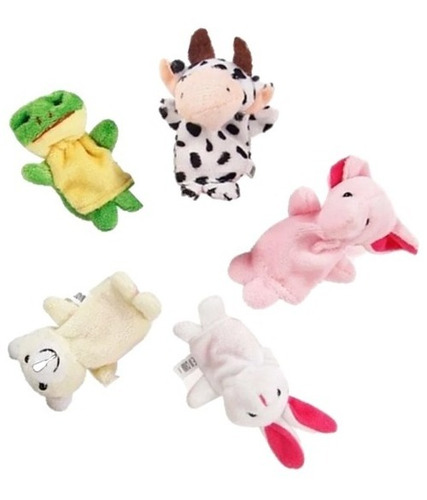 Titeres Dedo Animal Bebe X 5 Und Marionetas Dedos