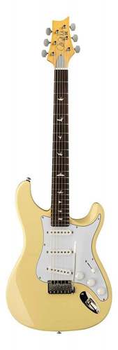 Guitarra eléctrica PRS Guitars SE Silver Sky John Mayer solidbody de álamo moon white con diapasón de palo de rosa
