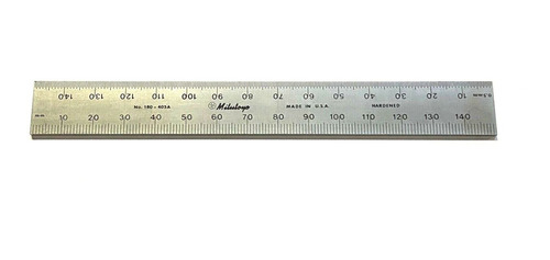 Mitutoyo 150mm Steel Rule Blade 1mm, 0.5mm, 1mm, 0.5mm G Zts