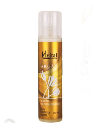 Tratamiento Colageno Y Keratina Suero Argan Vivital
