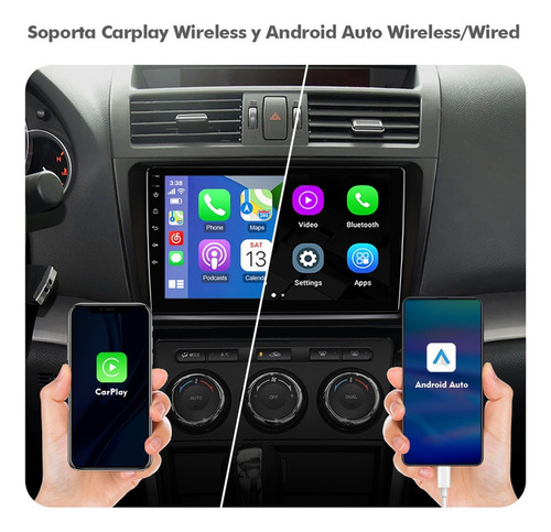 Estéreo 6+128g For Mazda 6 2007-2014 4g Qled Carplay Gps
