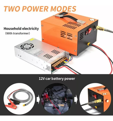 Compresor De Aire Pcp Para Auto 12v 30mpa 4500psi