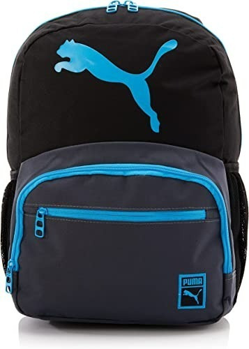 Mochila Puma Casual Backpack Evercat Cyclone Color Negro Diseño de la tela Liso