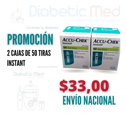 Imagen 2 de 2 de 3 Cajas De 50 Tiras Accu-chek Instant ,
