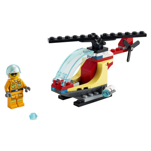Imagen 2 de 2 de Set De Bloque Lego® Helicoptero De Bomberos Lego 30466
