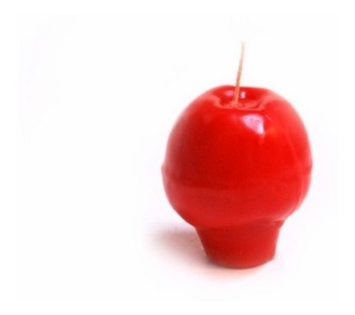 Velas De Forma Manzana, 1 Unidad