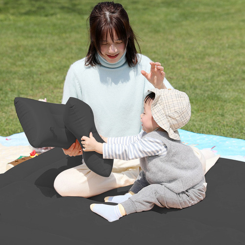 Inflable Colchón Portátil Acampar Dormir Doble Con 2almohada