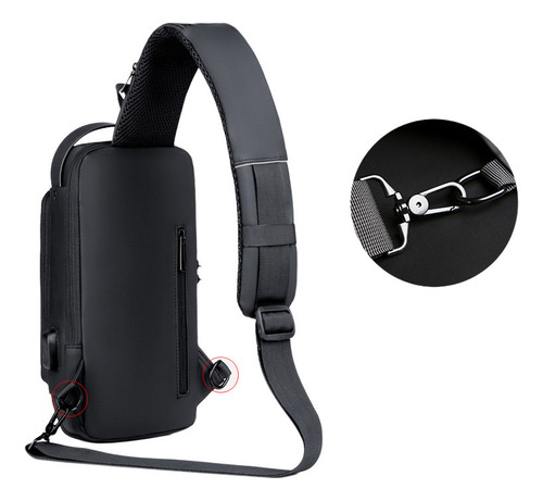 A A Original Bolsa Deportiva Antirrobo For Hombre Con Carga