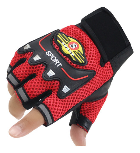 Guantes Para Montar En Moto, Medio Dedo, Guantes Tácticos