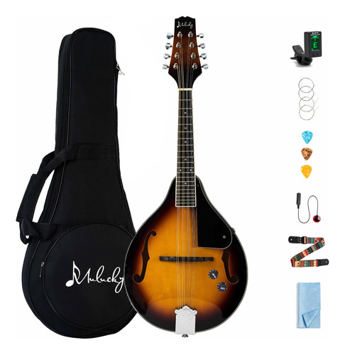 Mulucky A Style - Instrumento Acustico De Mandolinas Electri