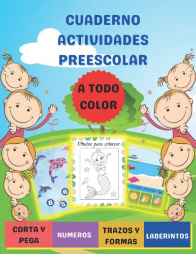 Cuaderno Actividades Preescolar: Libro De Colorear Para Niño