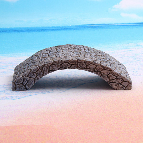 3 Estatuilla De Puente De Arco En Miniatura, Resina