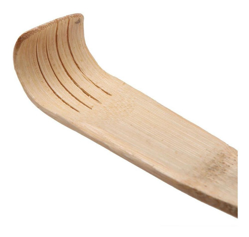 Imagem 2 de 6 de Coçador E Massageador Corpo Costas Bambu - Antistress