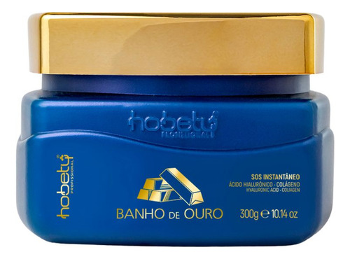 Kit Banho De Ouro Hobety Shampoo300+mascara300+finalizador60