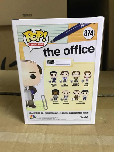 Funko Pop Kevin Malone With Chili 874 The Office Original