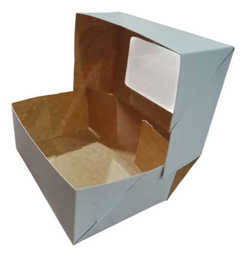 Cajita Carton Souvenirs, Bombones 10x7x4 Cm X25u Blanco