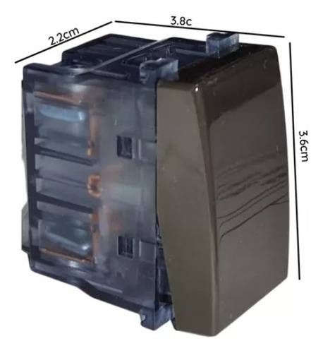 Modulo Interruptor Simple 10a 250v 9/12 Stanford Cert Sec