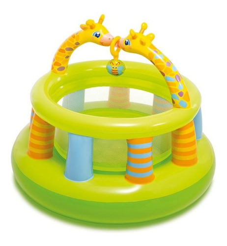 Corralito Bebe Inflable Gym Gimnasio Redondo Intex Mm