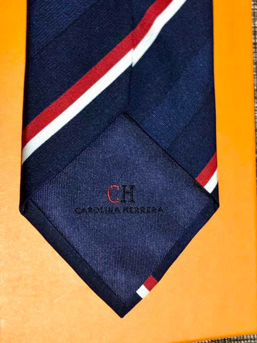 Corbata Marca Carolina Herrera; Original; 100% Seda