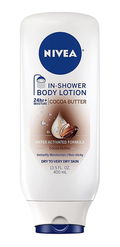 Nivea - Loción Corporal De Mantequilla De Cacao En La Ducha,