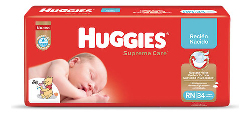 Huggies Supreme Care 34 unidades (RN)