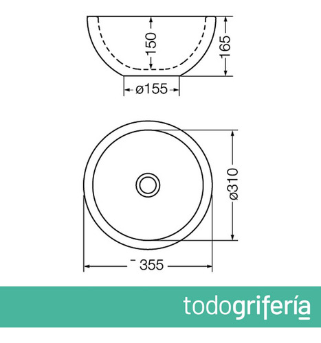 Bacha Ferrum Persis Negra Y Griferia Pared Quartier Lever