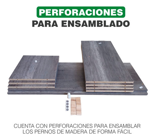 Imagen 7 de 10 de Organizador De 6 Cubos Armable Estilo Minimalista Color Lombardia