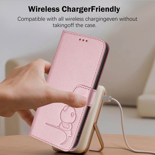 Funda Tipo Cartera Con Temática De Panda Para Cubot Note 40/p50/a10/a20/a30/max 5, Cierre Magnético, 3 Ranuras Para Tarjetas, A Prueba De Golpes