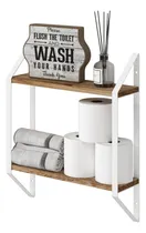 Comprar Estanteria Flotante 2 Nivel Organizador Baño Organizacion