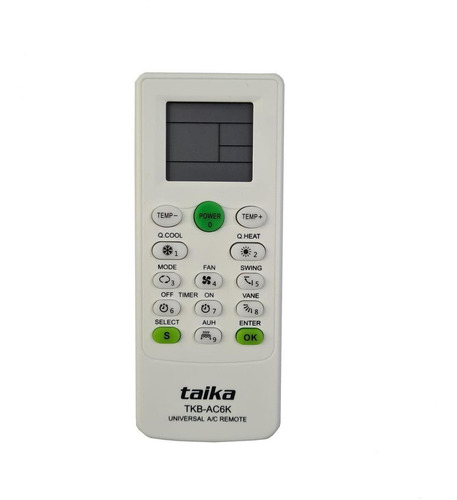 Control Remoto Generico Universal P/aire Acondicionado Taika