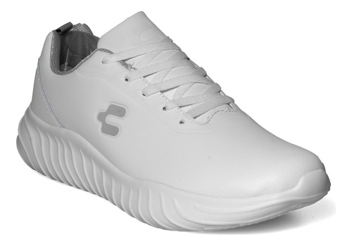 Imagen 3 de 7 de Tenis Charly 1086305 Blanco Walking Sport Escolar 22-28 Gnv®