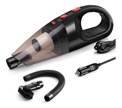 Imagen 2 de 7 de Aspiradora Para Auto 12v Con Accesorios Y Estuche
