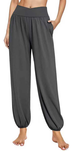 Leggings Lisos De Cintura Alta A La Moda Para Mujer, Legging