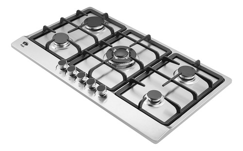 Estufa De Mesa 5 Quemadores Parrilla De Gas Acero Inoxidable