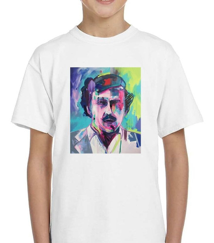 Remera De Niño Pablo Escobar Arte De Colores